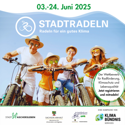 Plakat für Aktionszeitraum STADTRADELN