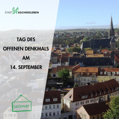 Imagebild zum Tag des offenen Denkmals in ASL