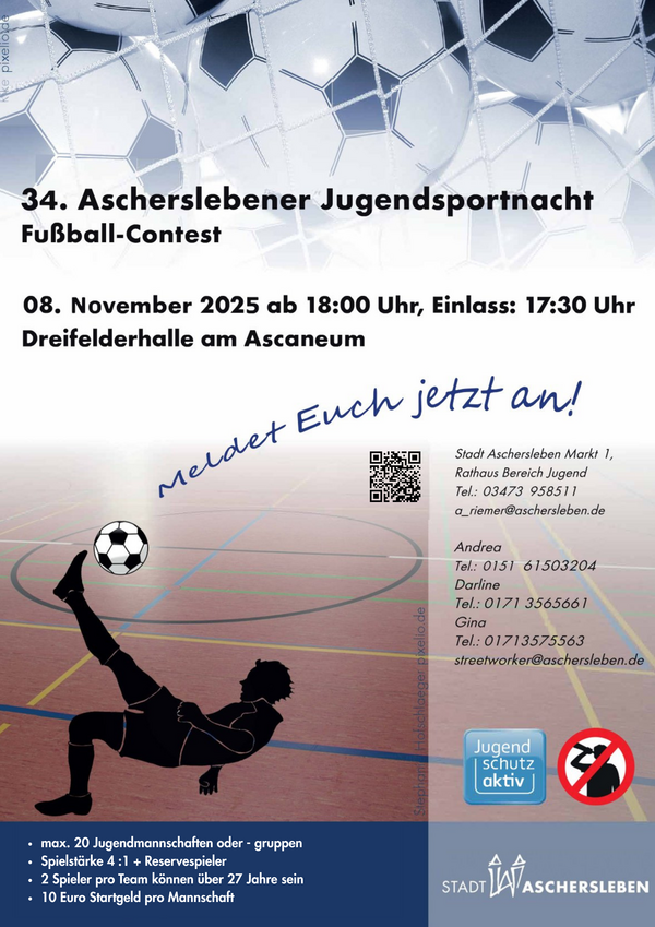 Bild vergrößern: Jugendsportnacht in Aschersleben