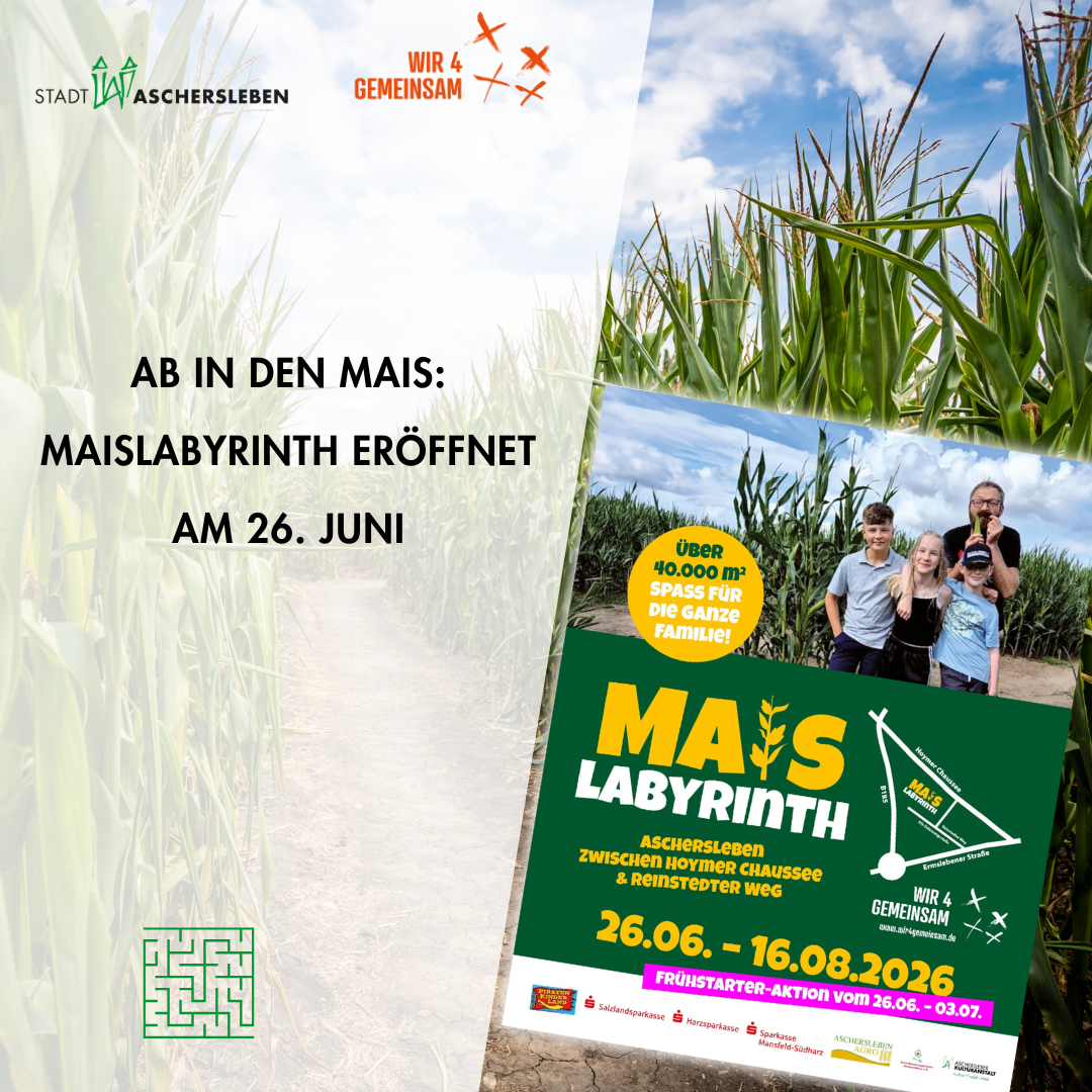 Plakat zum Maislabyrinth 