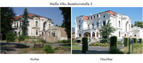 Weiße Villa