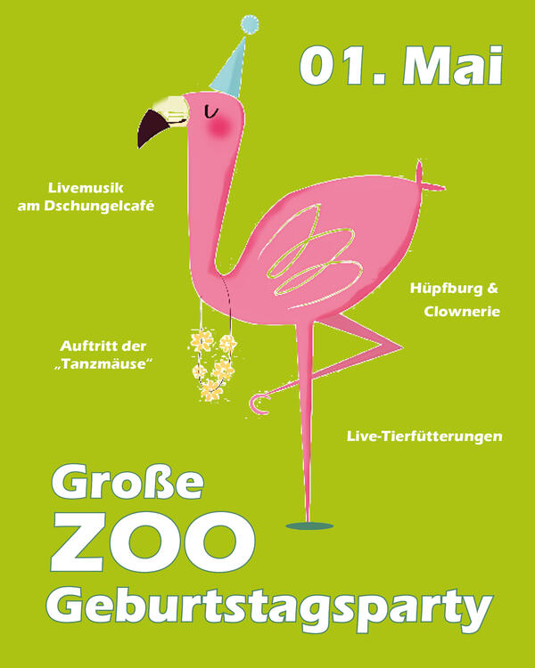 Bild vergrößern: Der Zoo Aschersleben lädt zur Geburtstagsparty ein.