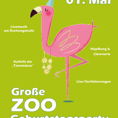 Der Zoo Aschersleben lädt zur Geburtstagsparty ein.