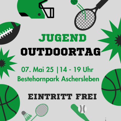 Plakat zum Outdoor-Tag der Jugend
