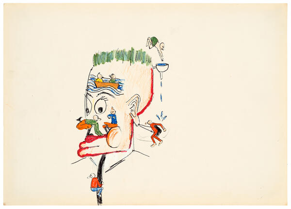 Neo Rauch - Phantasiekopf, 1966