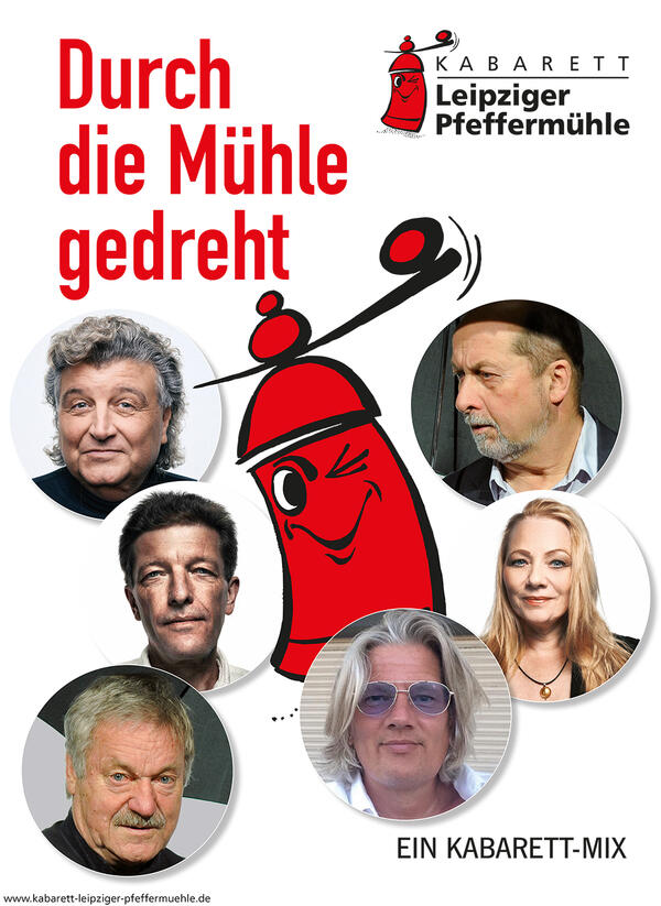 Bild vergr&ouml;&szlig;ern: Die Leipziger Pfefferm&uuml;hle mit ihrem Programm "Durch die M&uuml;hle gedreht" im Bestehornhaus Aschersleben.