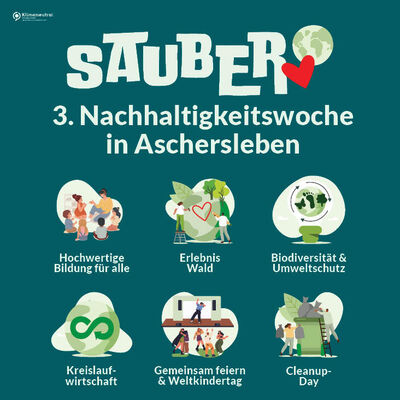 In Aschersleben findet die 3. Nachhaltigkeitswoche statt.