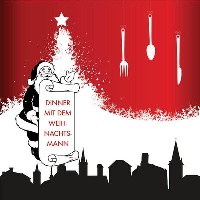 Dinner mit dem Weihnachtsmann