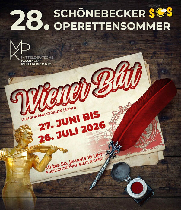Bild vergr&ouml;&szlig;ern: Der Sch&ouml;nebecker Operettensommer zeigt "Wiener Blut".