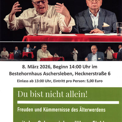 Szenische Lesung mit Hilmar Eichhorn und Hagen M&ouml;ckel