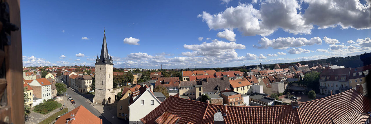 Blick vom Stadtturm "Schmaler Heinrich"