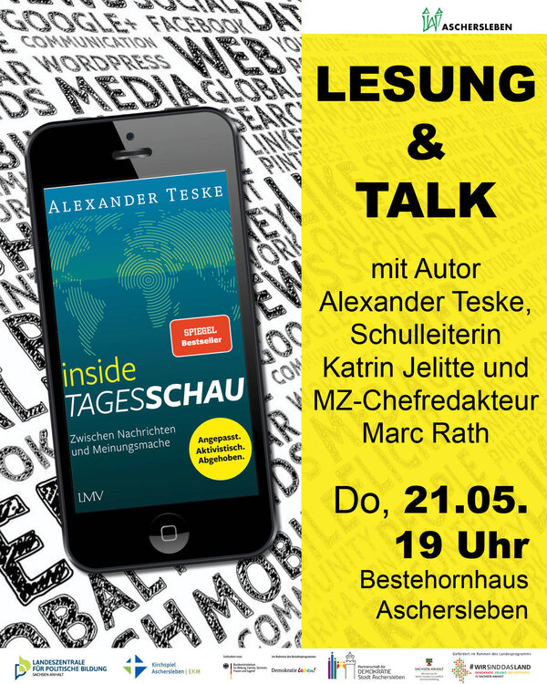 Bild vergr&ouml;&szlig;ern: Lesung & Talk "Inside Tagesschau"
