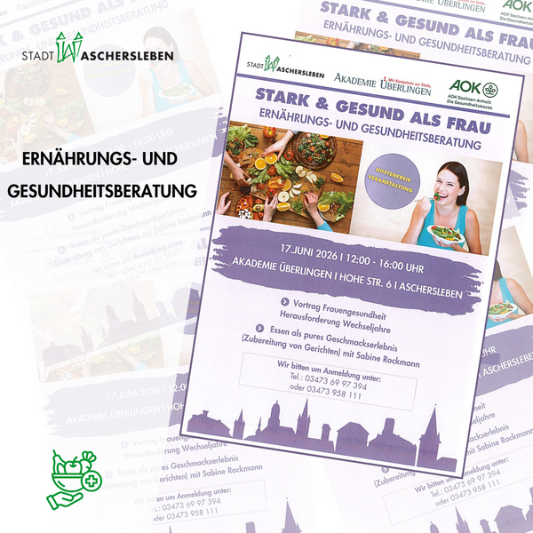 Bild vergr&ouml;&szlig;ern: Plakat zum Gesundheitstag f&uuml;r Frauen