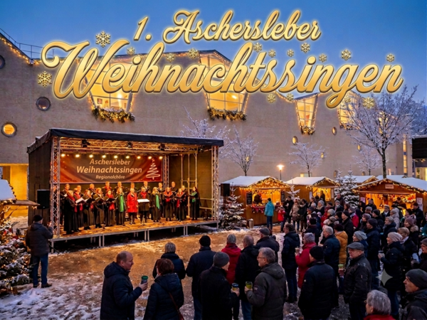 Bild vergr&ouml;&szlig;ern: 1. Aschersleber Weihnachtssingen im Bestehornpark
