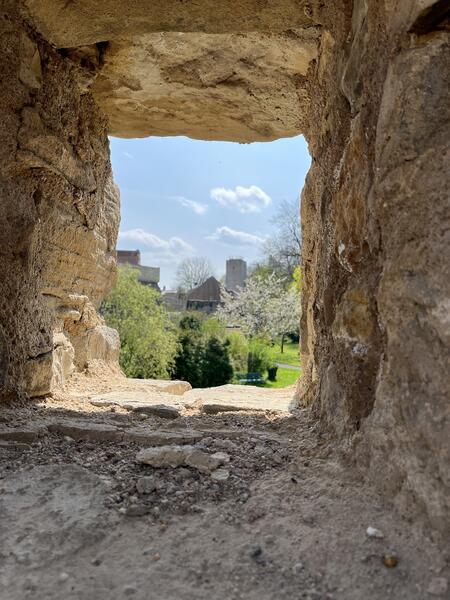 Bild vergrößern: Stadtbefestigungsanlage Aschersleben_ Blick Richtung Stumpfer Turm