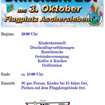 Drachenfest Flugplatz Aschersleben