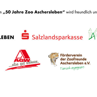 Bild vergrößern: Logoleiste zum Jubilum 50 Jahre Zoo
