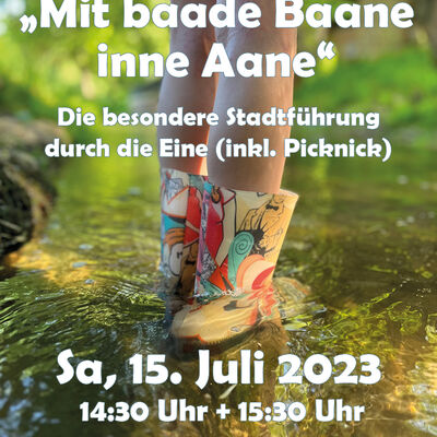 "Mit baade Baane inne Aane" - Themenfhrung durch die Eine