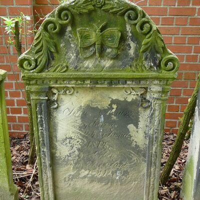 Impression des alten jüdischen Friedhofs in Aschersleben 