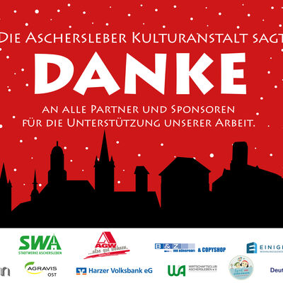 Bild vergrößern: Ein Dankeschn an die Untersttzer des Aschersleber Weihnachtsmarktes.