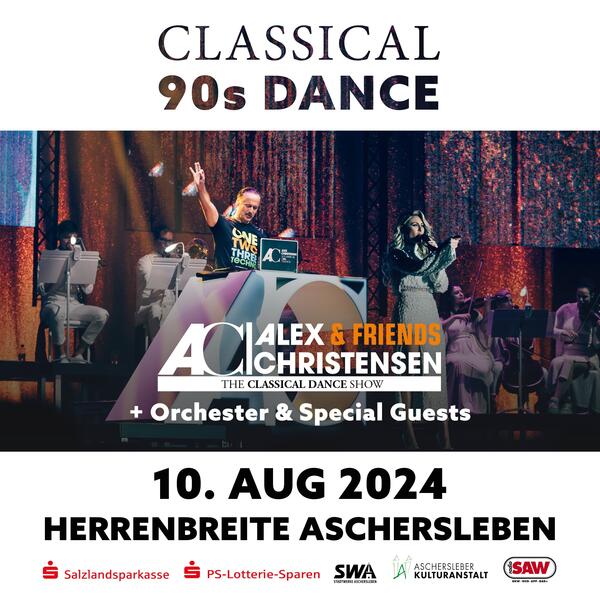 Alex Christensen & friends in concert auf der Herrenbreite in Aschersleben