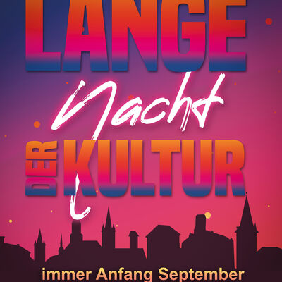 Bild vergrößern: Flyer zur Langen Nacht der Kultur 2024