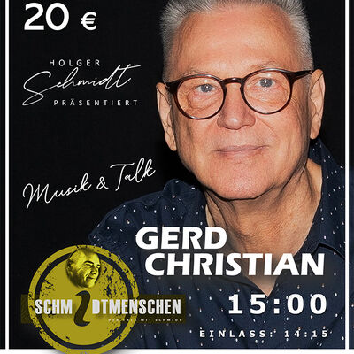 Sänger Gern Christian zu Gast in der Talk-Show SCHMIDTMENSCHEN.
