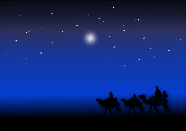 Bild vergrößern: Der Stern von Bethlehem